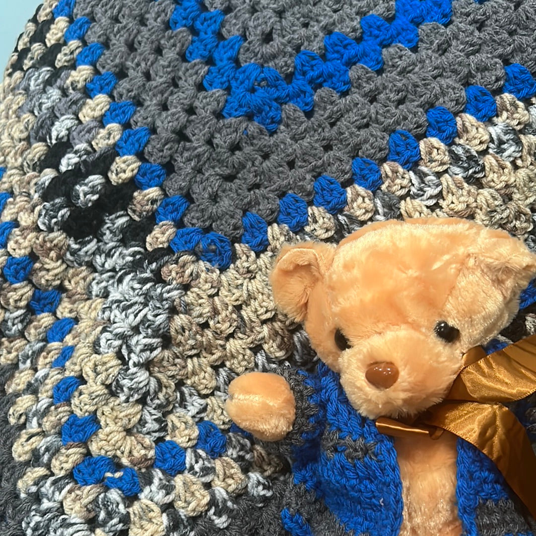 Baby Blanket with Teddy