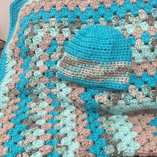 Baby Blanket & Hat