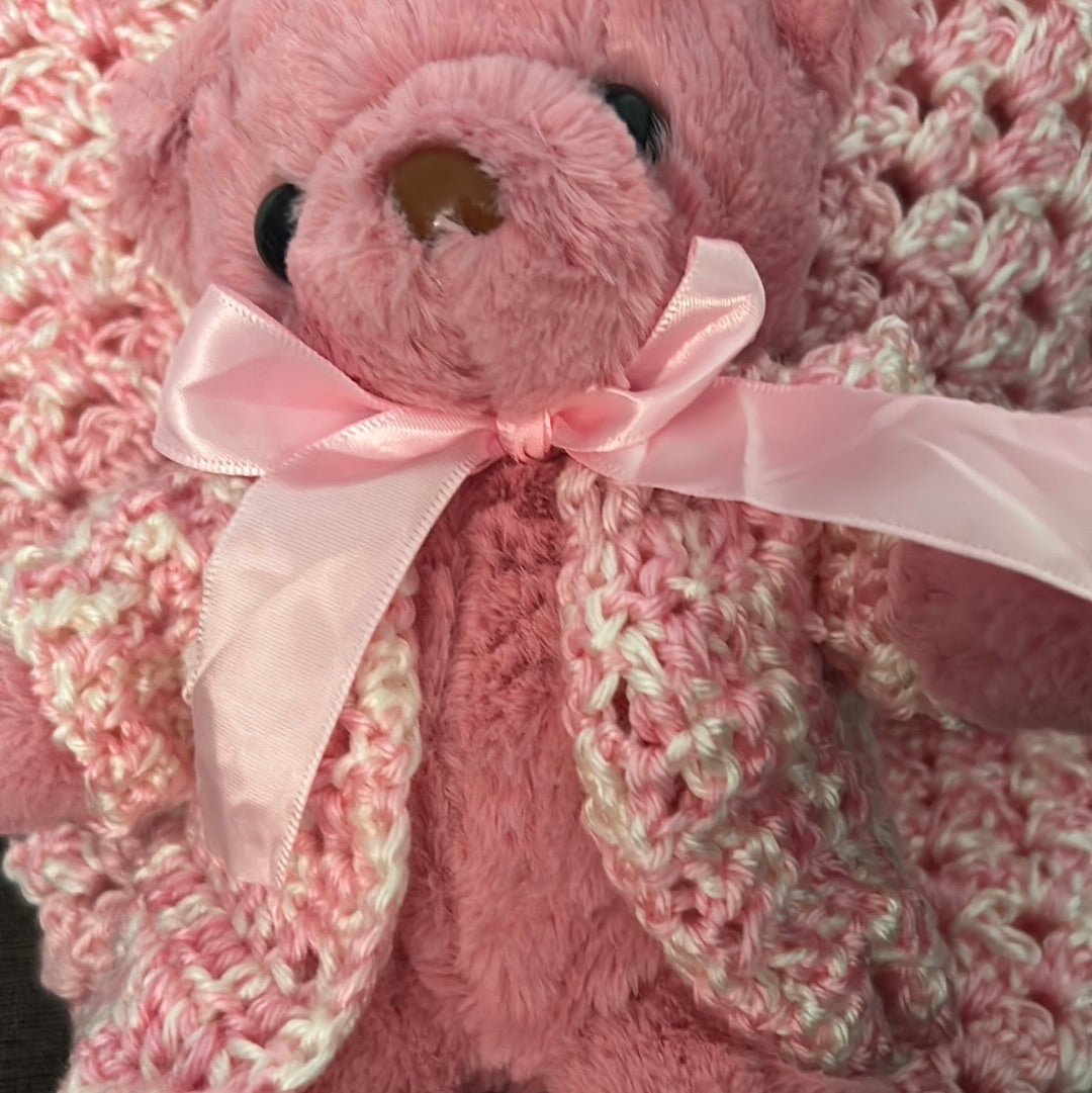 Baby Blanket with Teddy