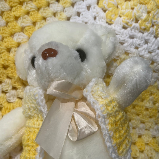 Baby Blanket with Teddy